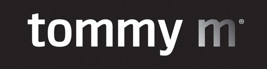 Tommy M Logo black white 1